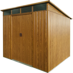 Pergart Gerätehaus "Lübeck 88", holzoptik, 5,02 m²