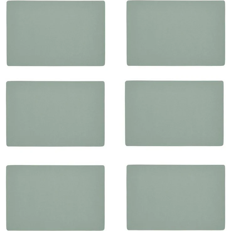 Zeller Present Platzset, (Set, 6-St), Kunstleder, metallic, 30x45 cm – Bild 1