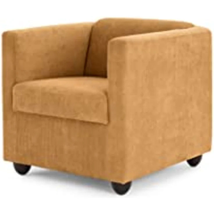 LOOKS by Wolfgang Joop Looks I Designer Sessel mit Federkern, Holzwerkstoff, pfirsich orange, 72 x 71 x 75 cm – Bild 5