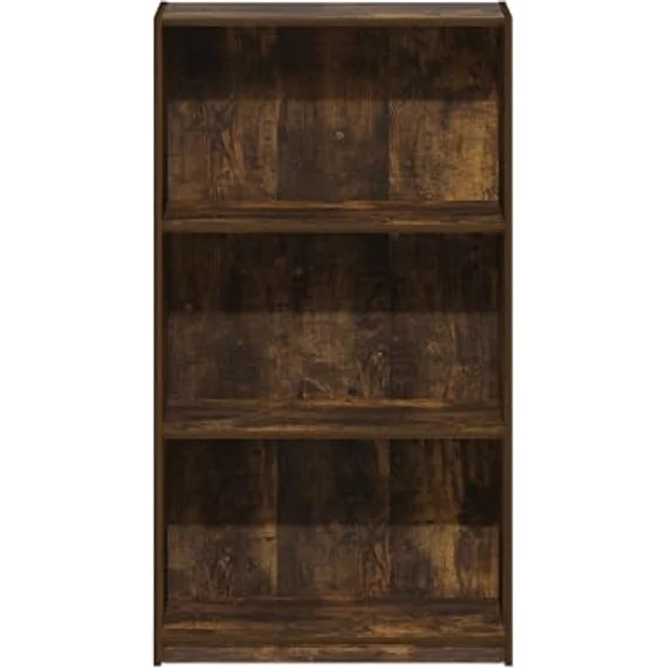 Furinno Basic 3-stufiges Bücherregal mit Aufbewahrungsregalen, Bernsteinkiefer – Bild 7