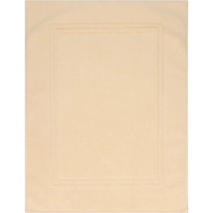 Betz Badematte Luxus Badvorleger Badteppich Gold 50x70 cm Farbe beige, Baumwolle