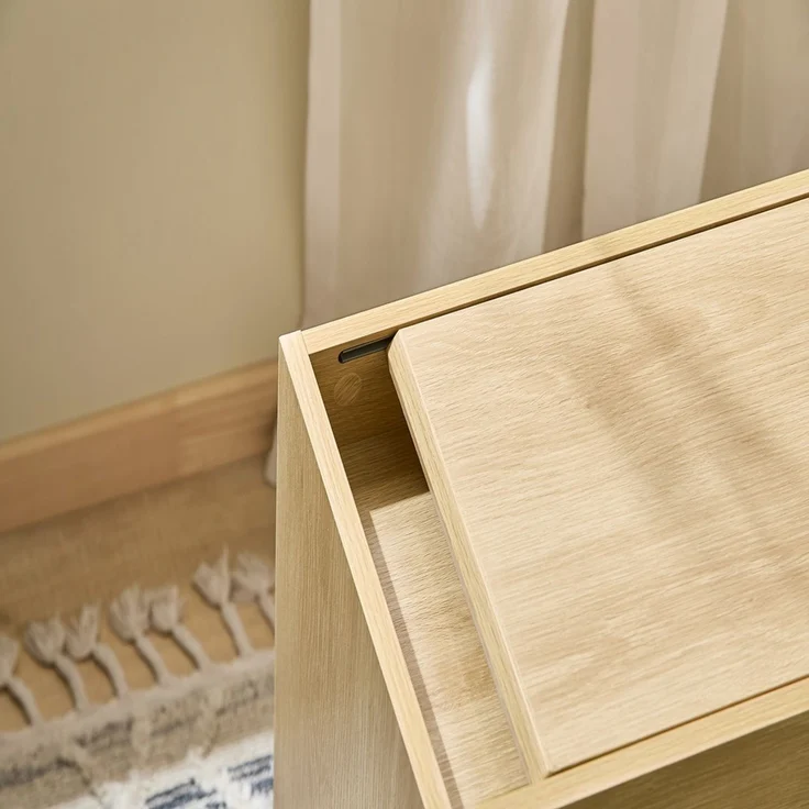 SoBuy FBT152-N Couchtisch, Spanplatte, Melamin, Helle Eiche, 70 x 55 x 25 cm – Bild 8