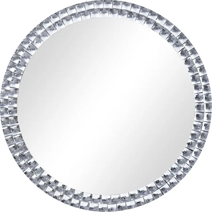 vidaXL Wandspiegel 40 cm Hartglas 249447