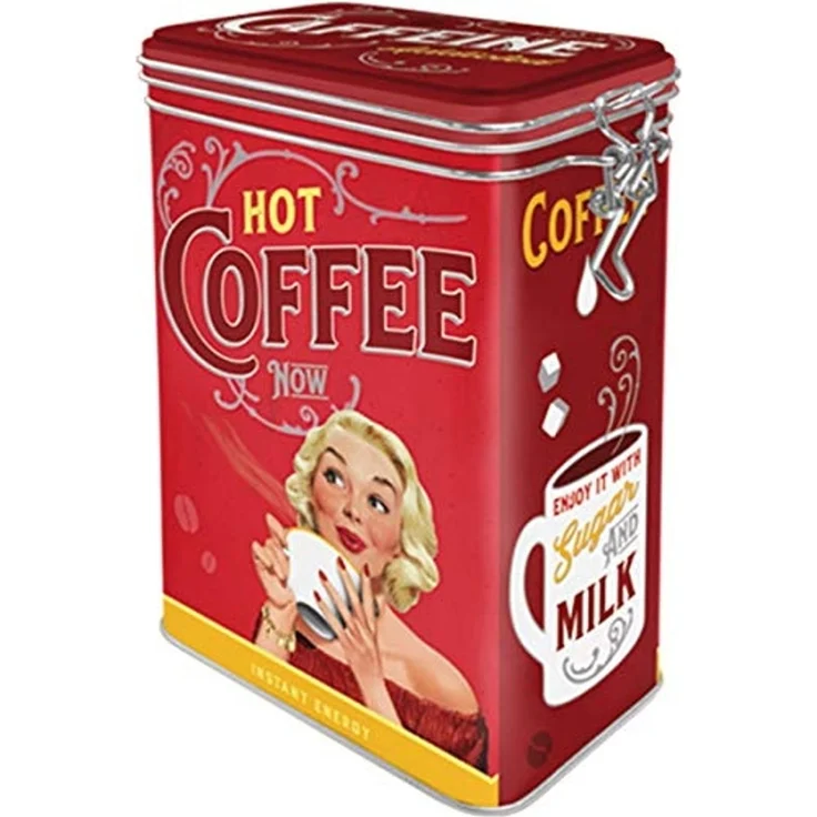 Nostalgic-Art Kaffeedose Aromadose - Say it 50's - Hot Coffee Now – Bild 1