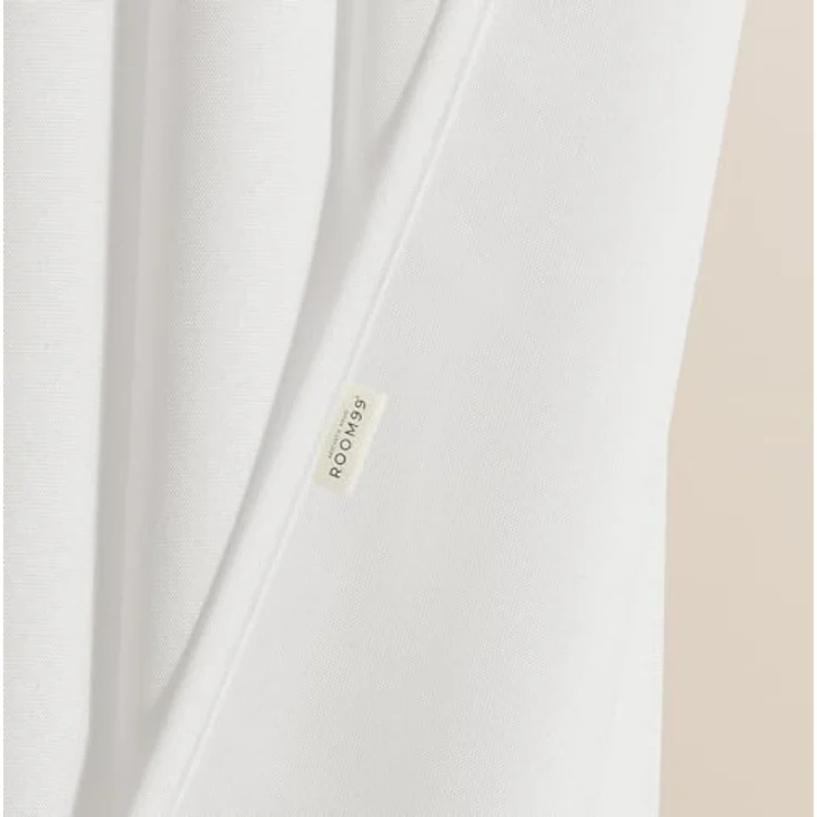 ROOM99 Vorhang mit Silberen Ösen Aura 180x250 cm Breite x Höhe Schiebegardinen Deko Modern Curtain Gardine Wohnzimmer Schlafzimmer Ecru, 1 Stück – Bild 6
