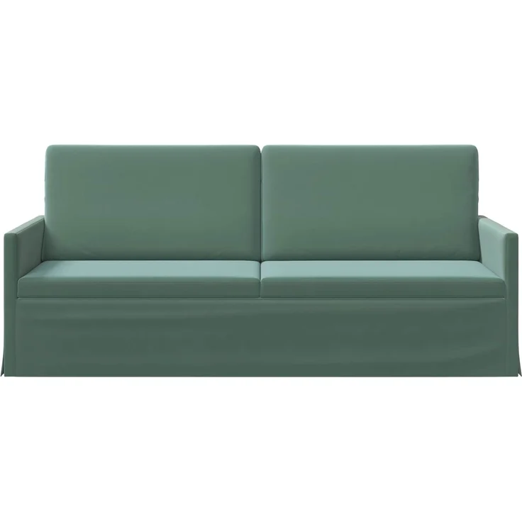 vidaXL 3-Sitzer Sofa Meergrün 190 x 81 x 82 cm Samt (V) 42041131 – Bild 3
