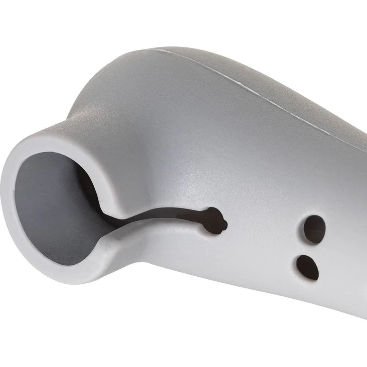 reer HandleGuard Türgriffschutz, 2er Set, Türklinkenabdeckung, Türgriff Schutz, Abdeckung, Kinder Sicherung, Grau, 70071 – Bild 2