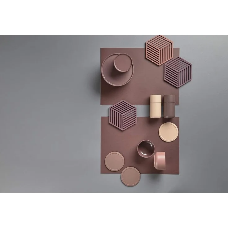 Zone Denmark Topf-Untersetzer Silikon Hexagon Warm Grey – Bild 3