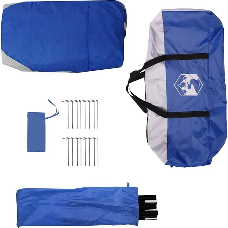 vidaXL Partyzelt Azurblau Wasserdicht 4100649 – Bild 8