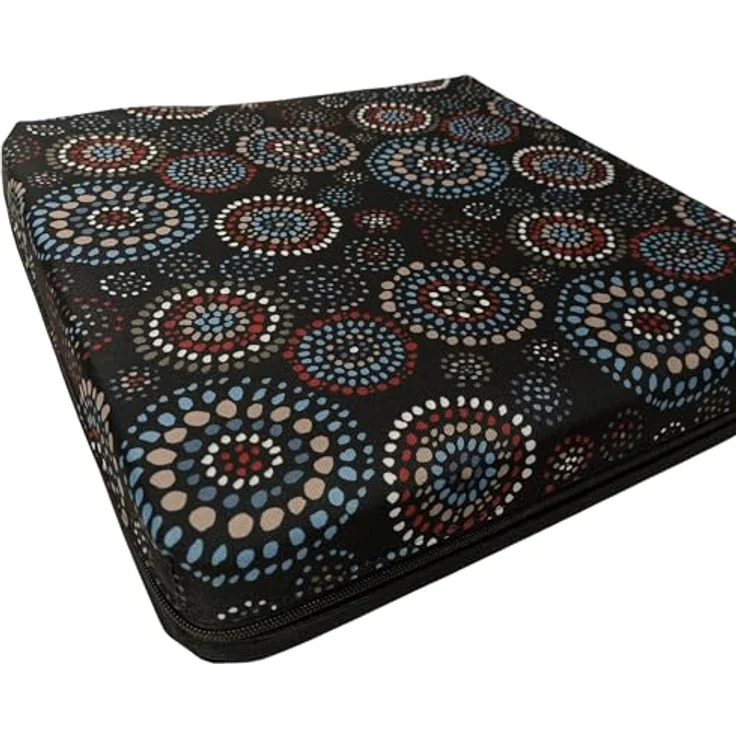 Seniori Sitzkissen SENIORI Rollstuhlkissen 42x42x8cm Antidekubitus Schaumstoffschicht, 1K. Kreise – Bild 3