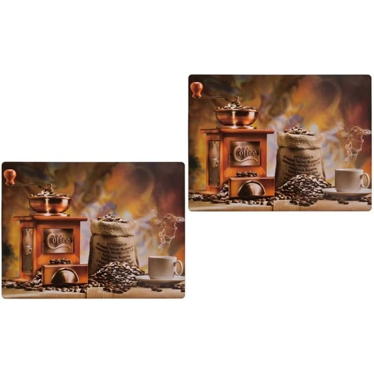 Wohnando Platzset Platzset aus Kork für den Tisch Gemütlicher Kaffee - 2er Set – Bild 4
