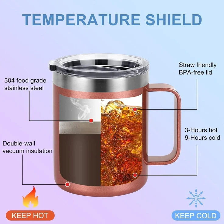 Livole Lehrerin Geschenk Tasse - Beste Lehrerin der Welt 12oz Edelstahl – Bild 5