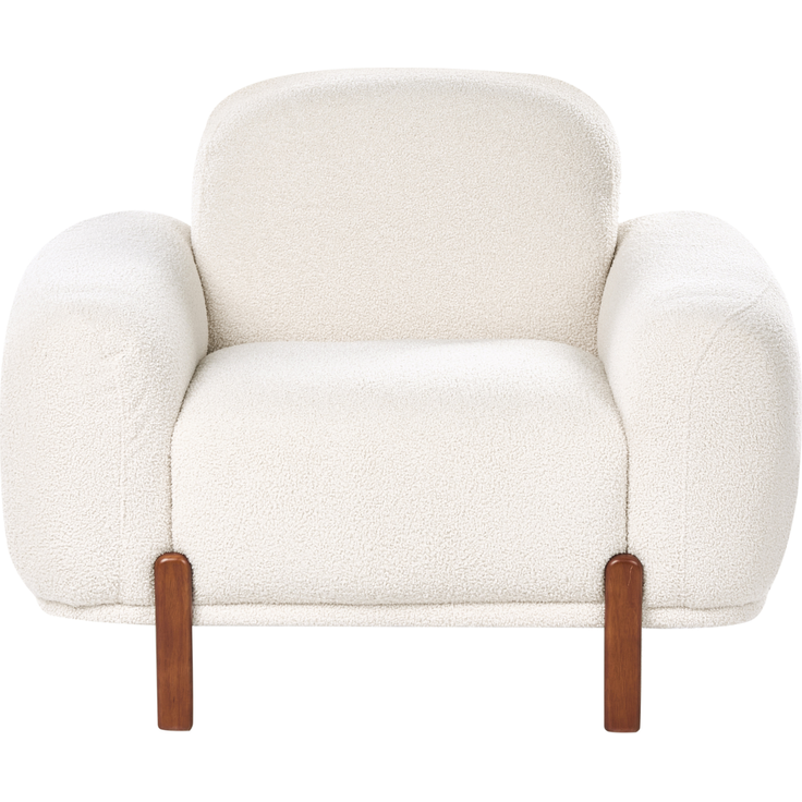 Sessel Bouclé weiß ODNES – Bild 5
