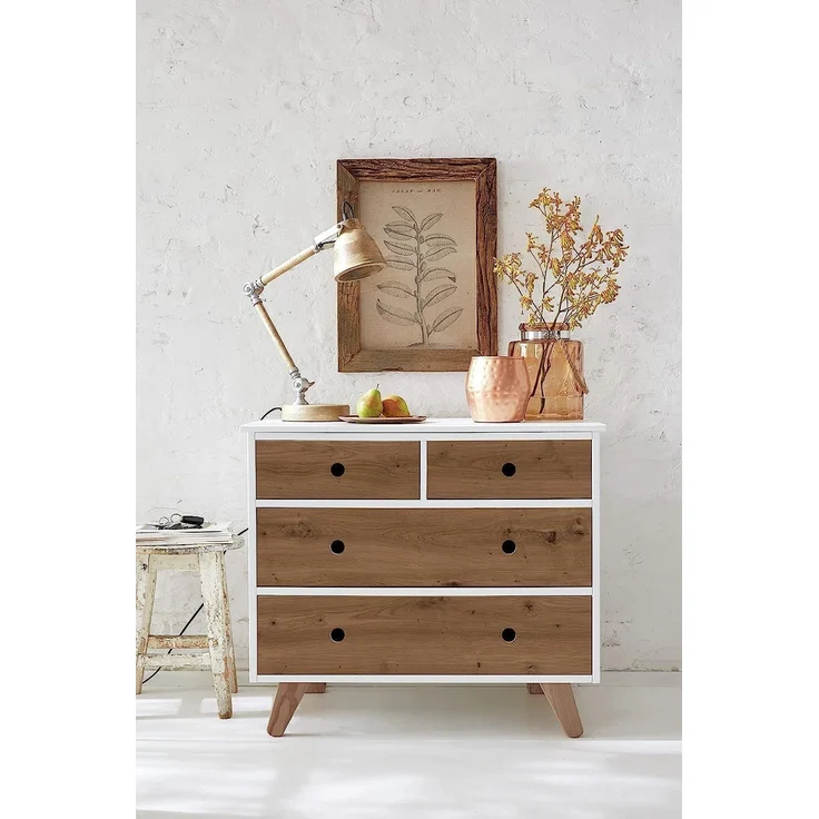 d-c-fix Möbel-Klebefolie Artisan Oak dunkel Holz-Optik 67,5 cm x 2 m - Möbelfolie selbstklebend Deko-Folie Küche Schrank Fensterbank Schrankfolie Tisch Holzfolie Eiche Rustikal Vintage dunkelbraun – Bild 2