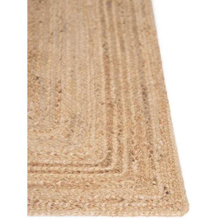 carpetfine Teppich Nele Juteteppich Naturfaser, rechteckig, Höhe: 6 mm, geflochtener Wendeteppich aus 100% Jute, quadratisch und als Läufer – Bild 4