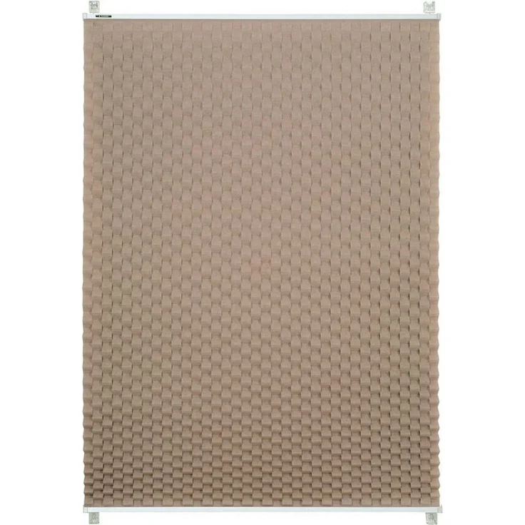 K-home Klemmfix Plissee 3D-Effekt Taupe 90x130 cm – Bild 2