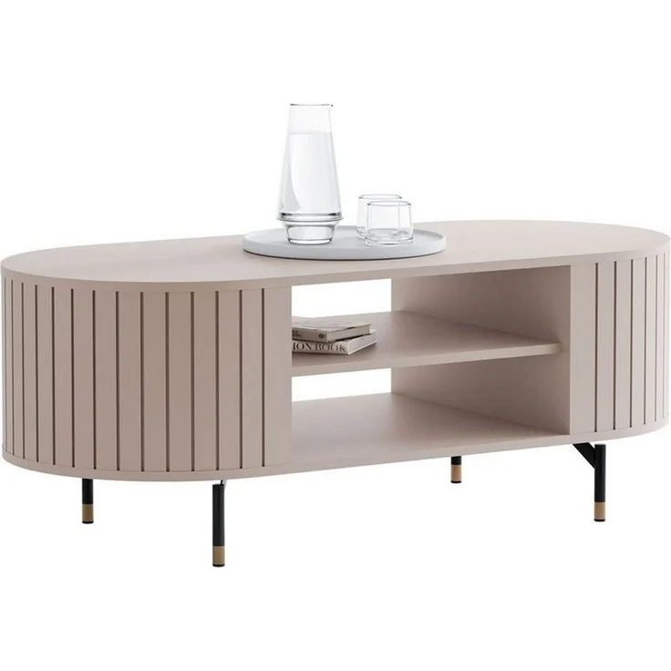Lookway Couchtisch ELODIE mit Ablage – modern, elegant & funktional (1x Couchtisch), Breite: 104 cm