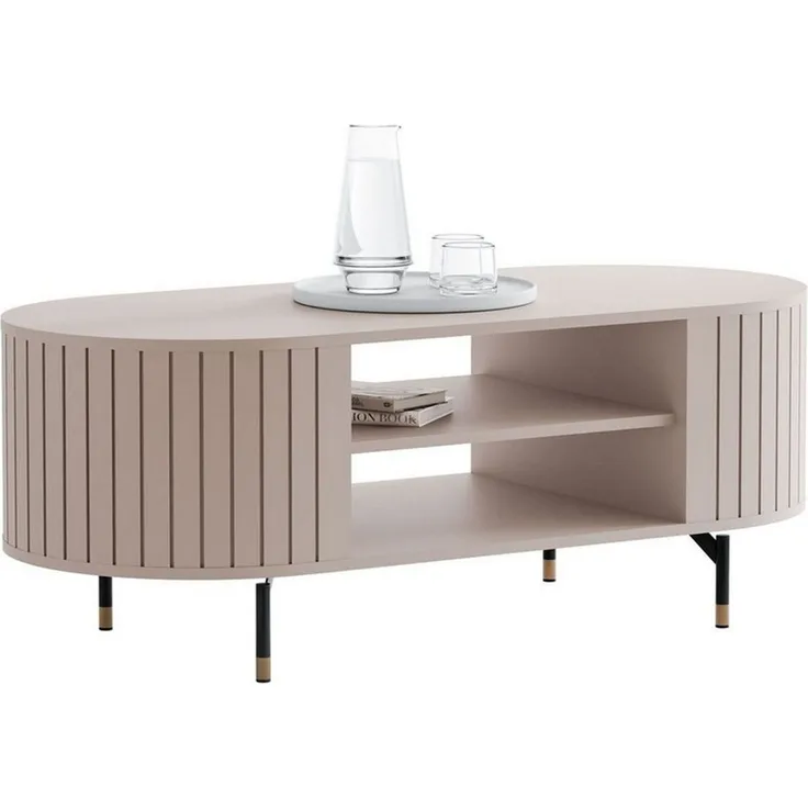 Lookway Couchtisch ELODIE mit Ablage – modern, elegant & funktional (1x Couchtisch), Breite: 104 cm
