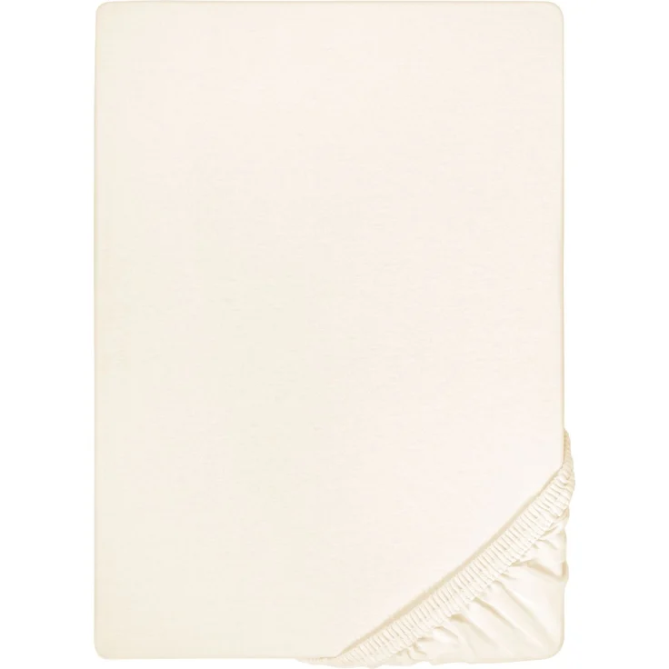 biberna Feinjersey-Spannbetttuch 0077144, natur, 1x 60x120 cm - 70x140 cm – Bild 5