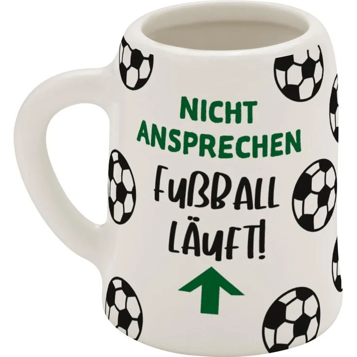 Schnapskrug Schnapsglas Stamper Keramik Sheepworld FUßBALL 73843 – Bild 2