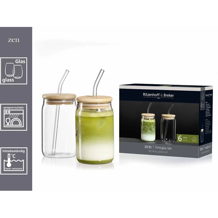 Ritzenhoff & Breker Zen Trinkgläser-Set 400 ml 2er Set – Bild 3