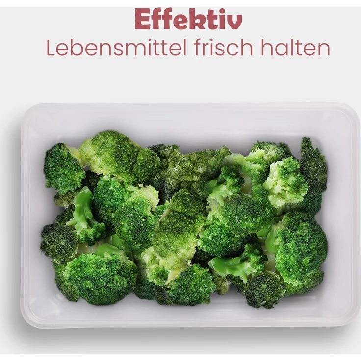 Frischhaltedosen für Lebensmittel 1,25 L ( 6er Pack ) Vorratsdose, Aufbewahrungsbox für Obst, Gemüse oder Snacks, Meal Prep Box, Lunchbox – Bild 6
