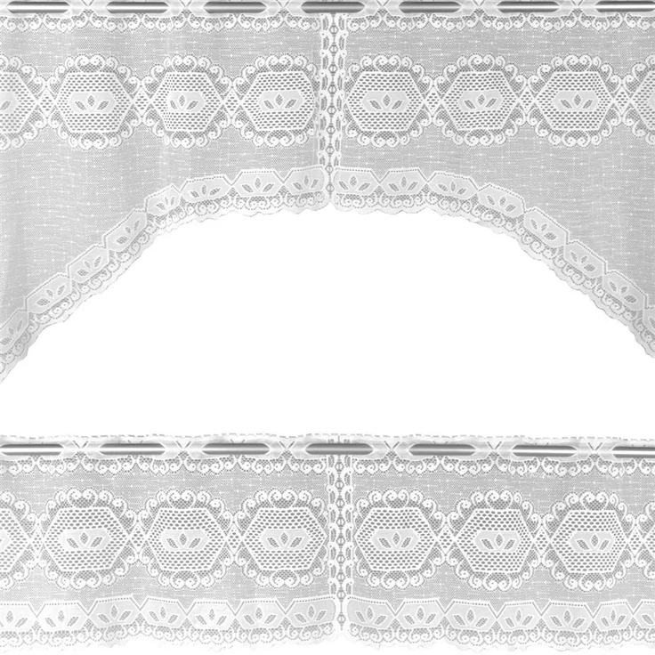 Arsvita Bistrogardinen-Set 2-teilig 160x30 cm und 160x60 cm (BxL) - Design: Elvira – Bild 7