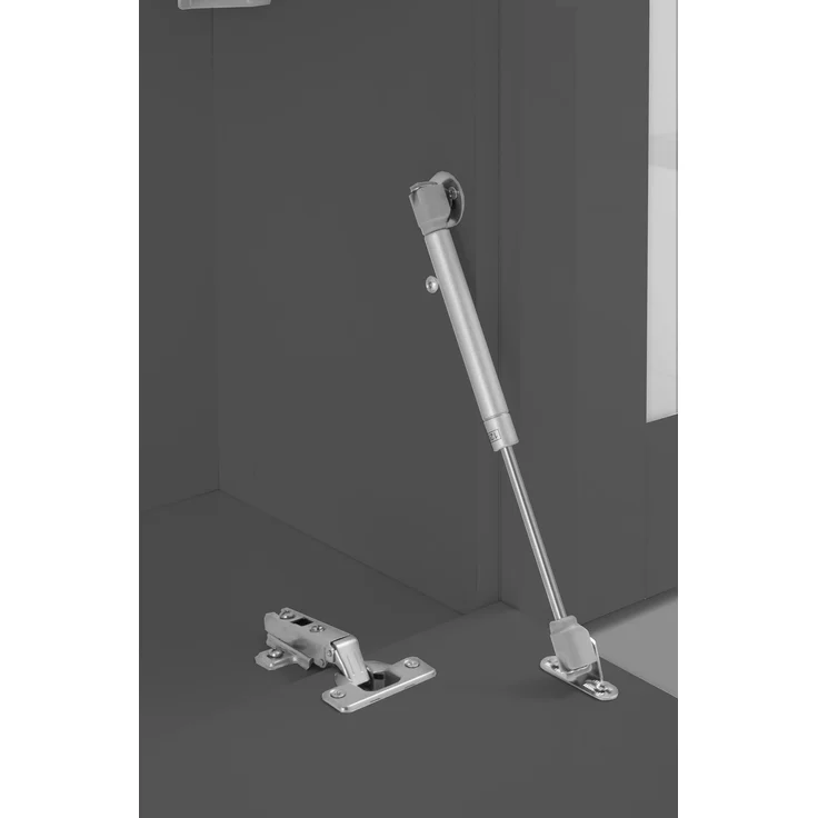 Wohnwand >Benevent< (4-teilig) in Anthrazit matt - 260x180x30 (BxHxT) – Bild 5