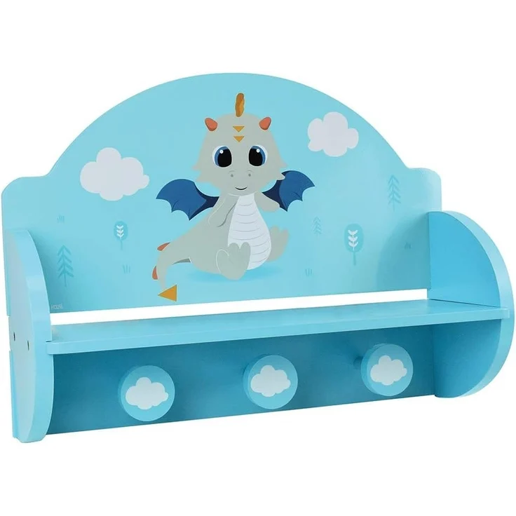 Fun House 713338 Leon Le Dragon Kleiderständer für Kinder, H 33 x B 45 x T 14 cm, PM – Bild 1