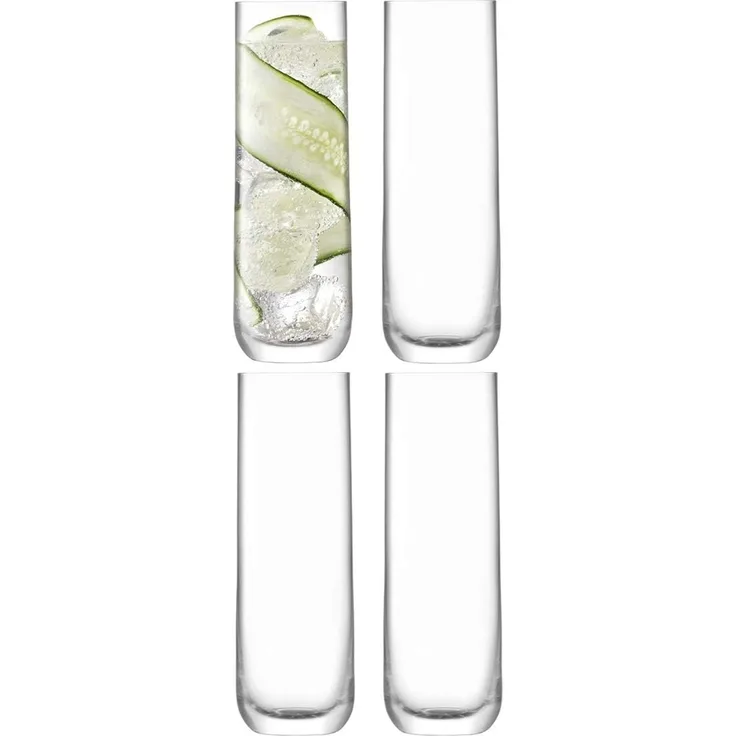 LSA International G1617-15-301 Borough Highball, glas, 420 milliliters