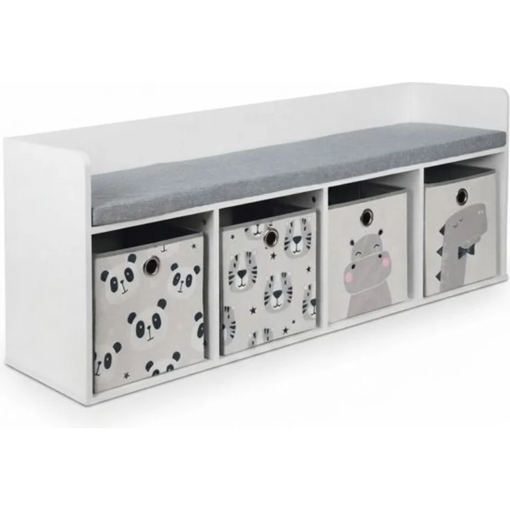 Relaxdays Kinderbank mit 4 Boxen – Bild 9