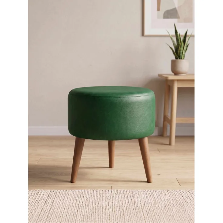 Hanah Home 'Az-Ovl-01-Cvz - Green' Pouffe, Grün, 40 x 42 x 40 cm
