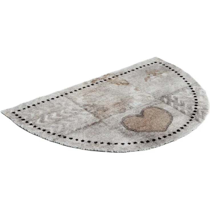 ASTRA Fußmatte Pure&Soft 017, halbrund, Höhe: 7 mm, Sauberlaufmatte, weiche Oberfläche, waschbar, rutschfest – Bild 3