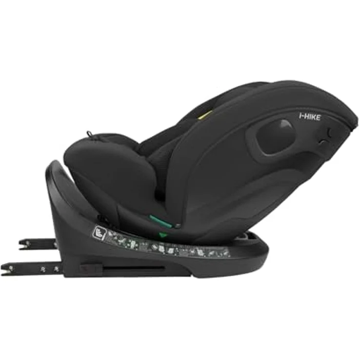 Kikkaboo i-Size Kindersitz i-Hike (40-150 cm) Isofix, 360° drehbar, verstellbar schwarz – Bild 3