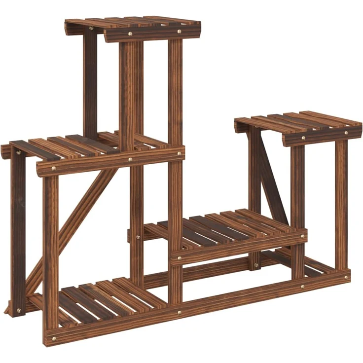 vidaXL Blumenständer 90x25x73,5 cm Massivholz Tanne 362875 – Bild 6