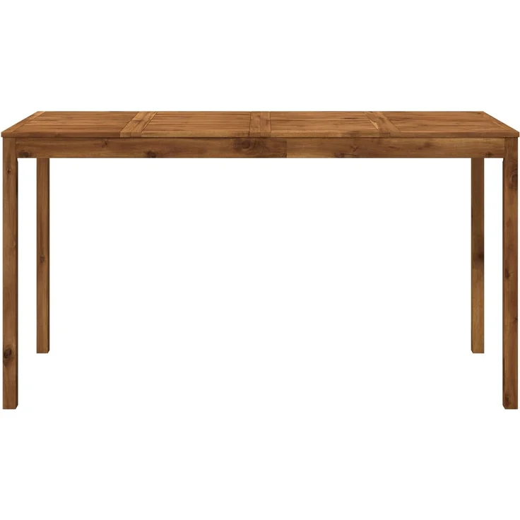 vidaXL Gartenbar-Tisch LAREN Natur 196 x 80,5 x 105 cm 901264 – Bild 3