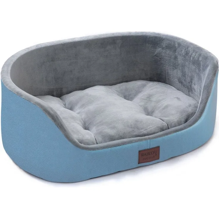 M-Diamant Tierbett Orthopädisches Hundebett Komfortables Hundekissen Hundesofa mit Rand, Polyester, ideal als Kopfstütze