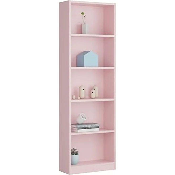 habeig Kinderregal Bücherregal Standregal Regal Aktenschrank 180x52cm, Made in Spain – Bild 4