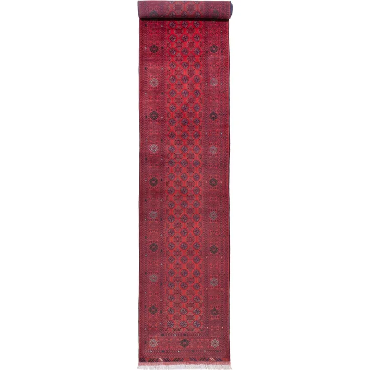 Läufer Afghan - Buchara - 479x89 cm - rot