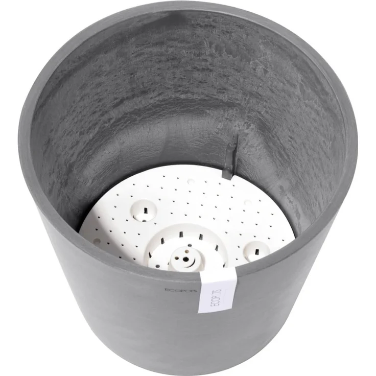 Ecopots Pflanztopf Amsterdam Ø 30 x 26 cm grau – Bild 4