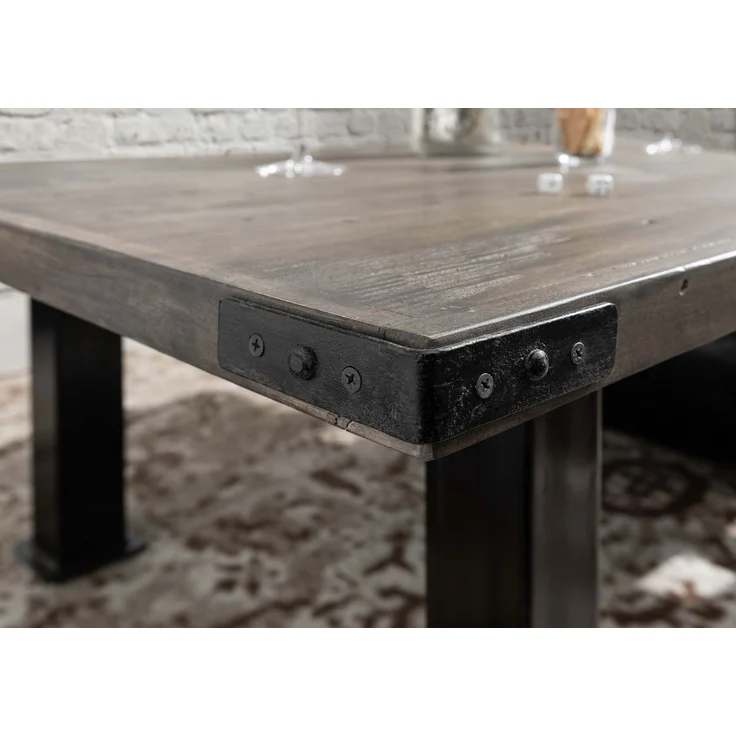 Couchtisch Mango 110x80x43 grau lackiert RAILWAY #205 – Bild 6