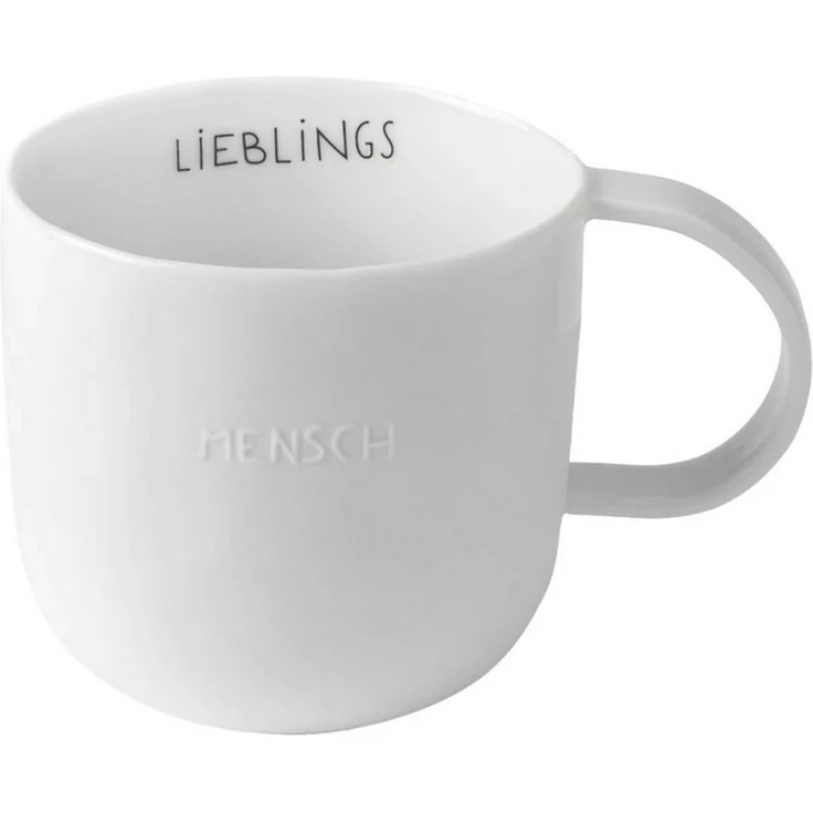 Räder Tasse räder Guten Morgen Tasse Lieblingsmensch Porzellan Weiß, Porzellan – Bild 3