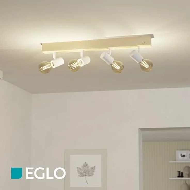 Eglo 33172 TOWNSHEND 3 braun, weiß L:63cm B:5cm – Bild 3