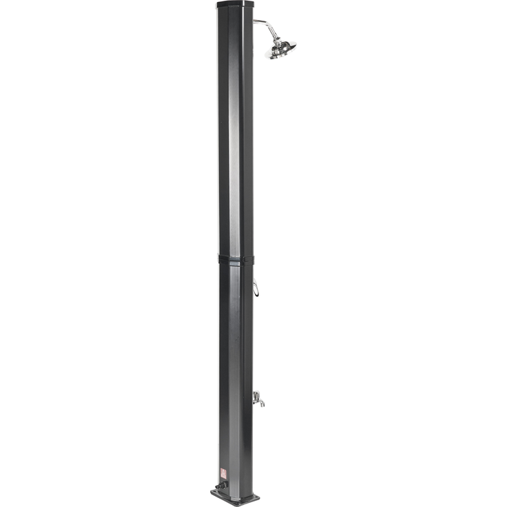 Freistehende solarbetriebene Gartendusche TUXPAM Schwarz – Bild 5