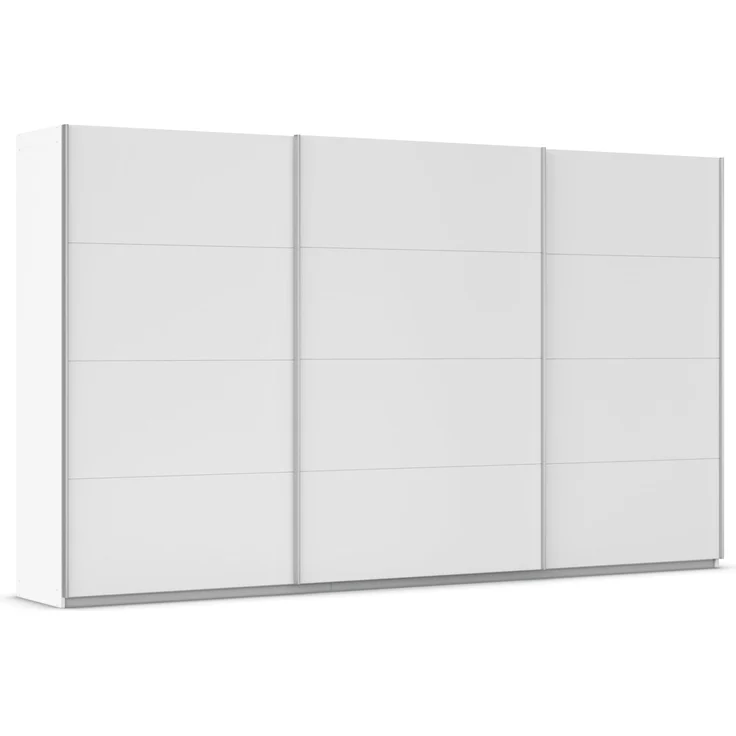Rauch Möbel Kulmbach, Kleiderschrank mit Schwebetüren für Schlafzimmer, Kinderzimmer, Jugendzimmer, Garderobe, Flur, 3-türig, Zubehör Basic, Farbe Weiß, Breite 360 cm