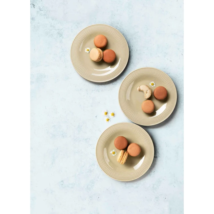 Seltmann Weiden Beat Color Glaze Brotteller ø 17 cm 6er Set - Sandbeige – Bild 3