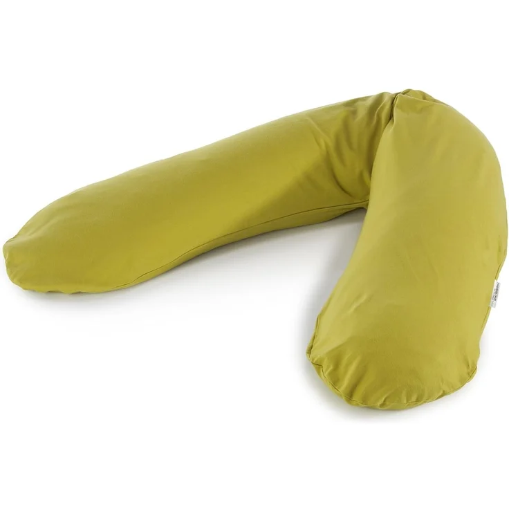 Theraline Stillkissen 190cm inkl. Bezug Jersey schilfgrün Mikroperlenfüllung – Bild 1