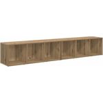 vidaXL TV-Schrankset 2 pcs Artisan-Eiche 37 x 35 x 107cm Holzwerkstoff 3393551