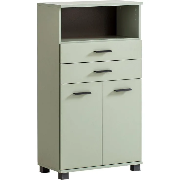 Schildmeyer Palermo Highboard 157648, Pistazie, 59,8 x 32,6 x 110,5 cm