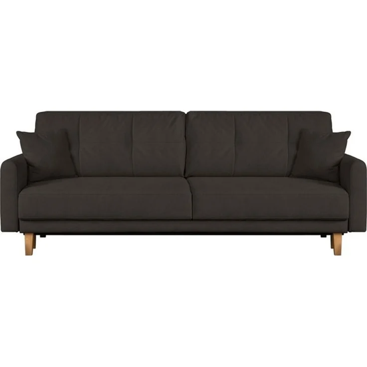 Home affaire 3-Sitzer TRIPLO optionale Schlafsofa mit Bettkasten, Maße B/T/H: 215/100/89 cm, Wahlweise Bettfunktion - Liegefläche 145x191 cm, Rücken-, Zierkissen – Bild 4
